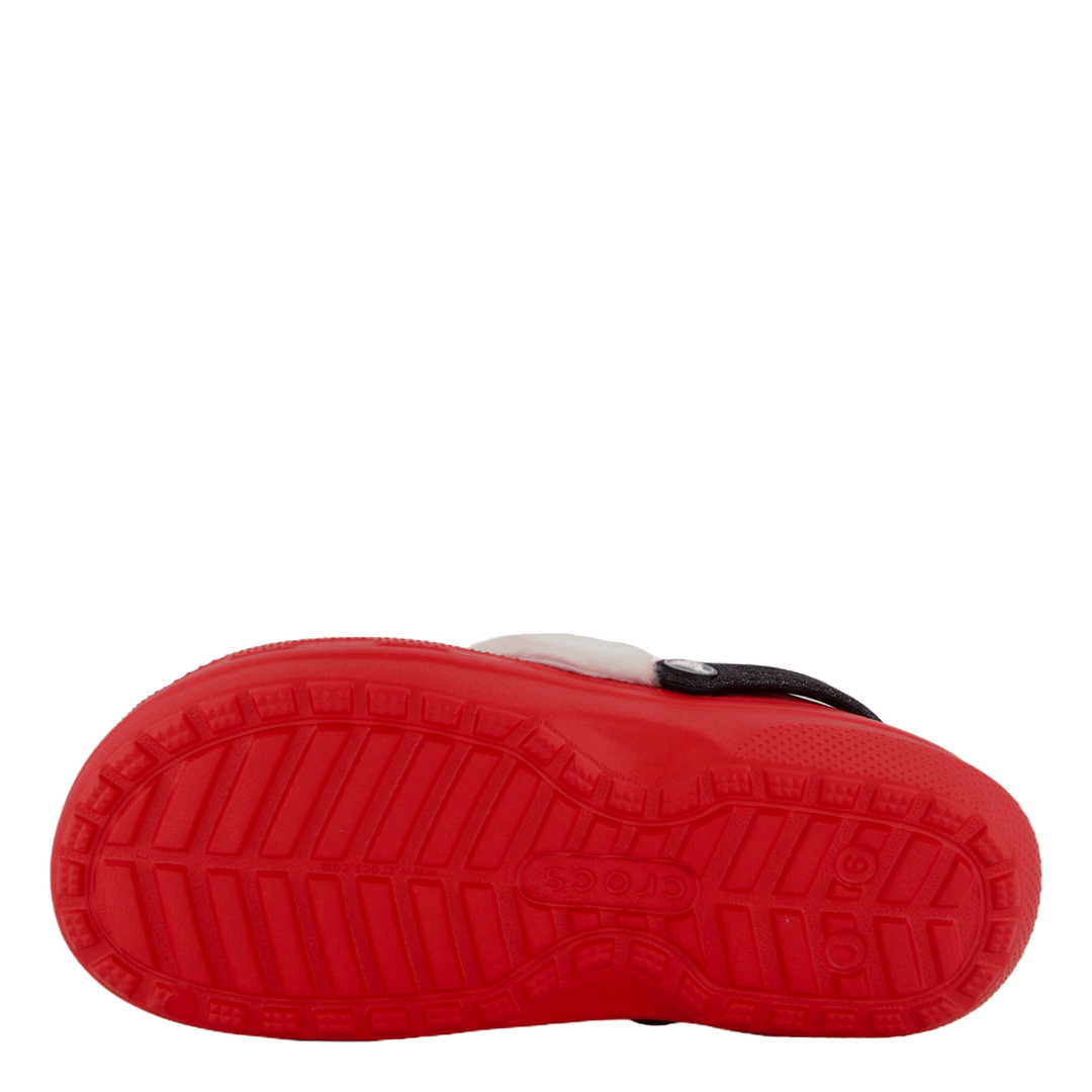 Classic Lined Santa Clog K Varsity Red/multi