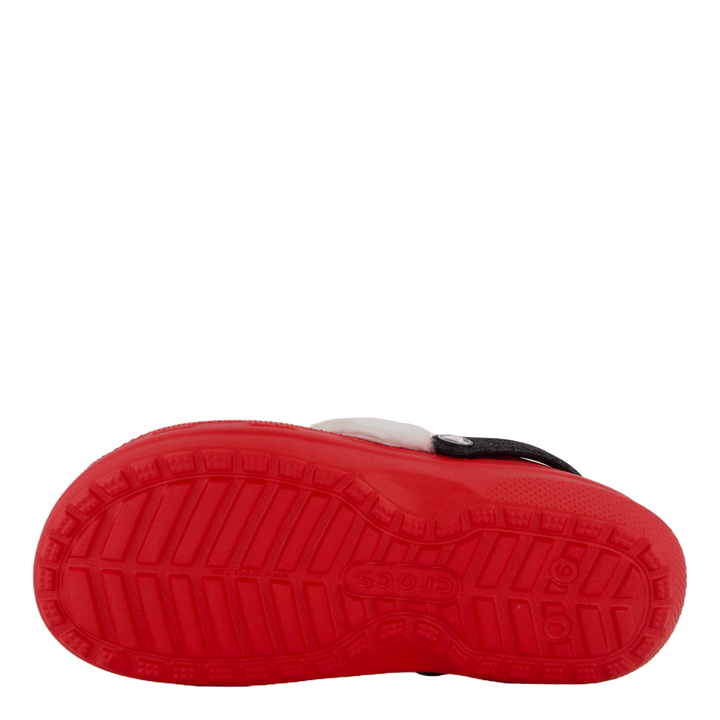 Classic Lined Santa Clog K Varsity Red/multi