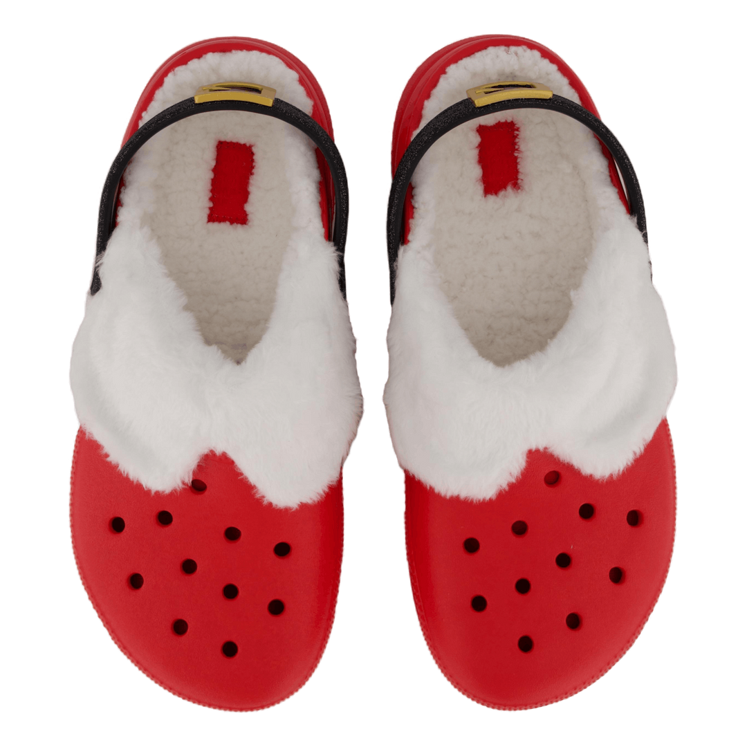 Classic Lined Santa Clog K Varsity Red/multi