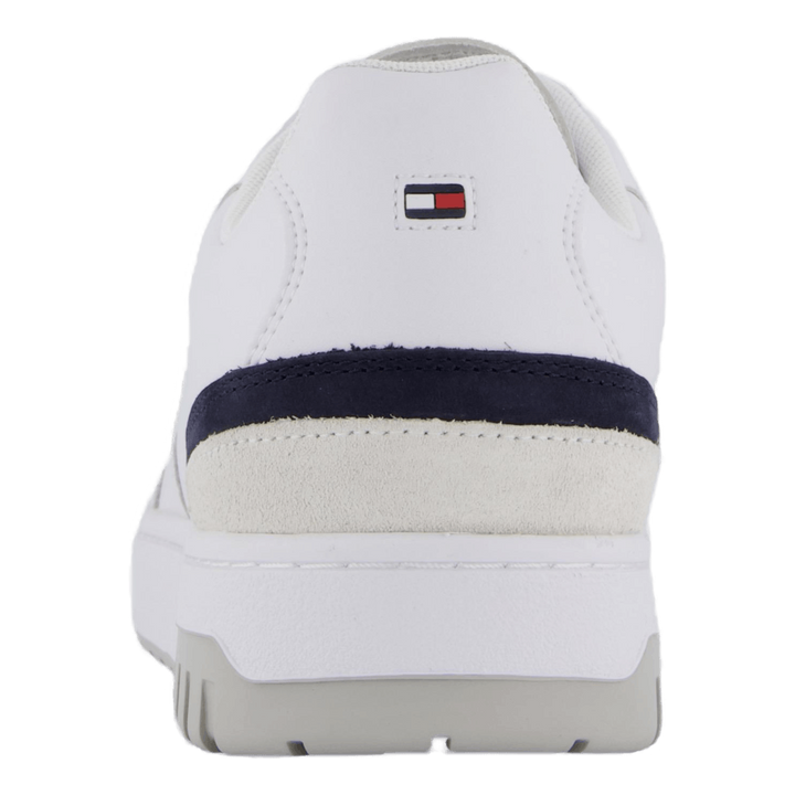 Th Basket Street Leather White