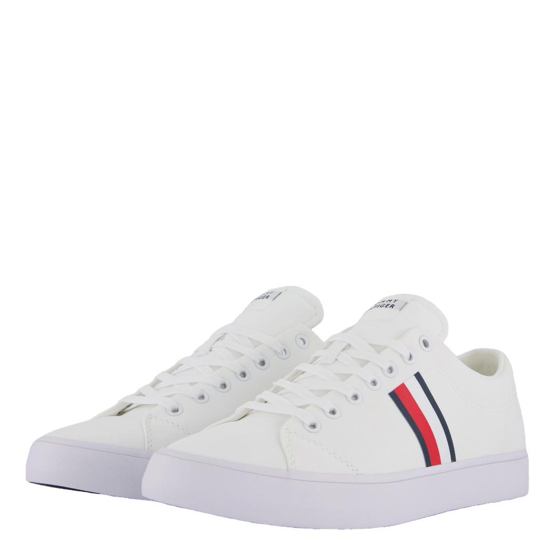 Th Hi Vulc Low Core Stripes Me White