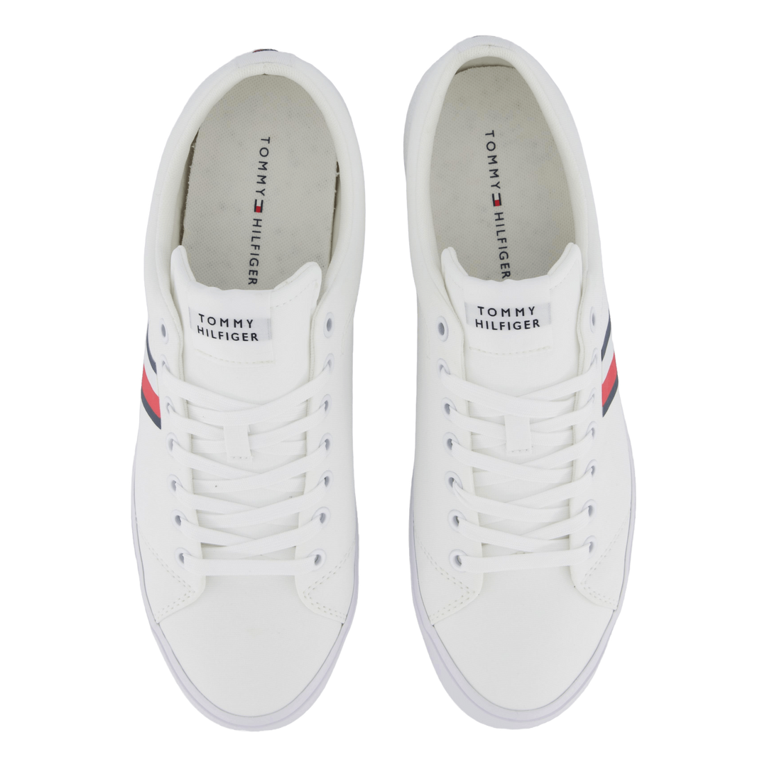 Th Hi Vulc Low Core Stripes Me White