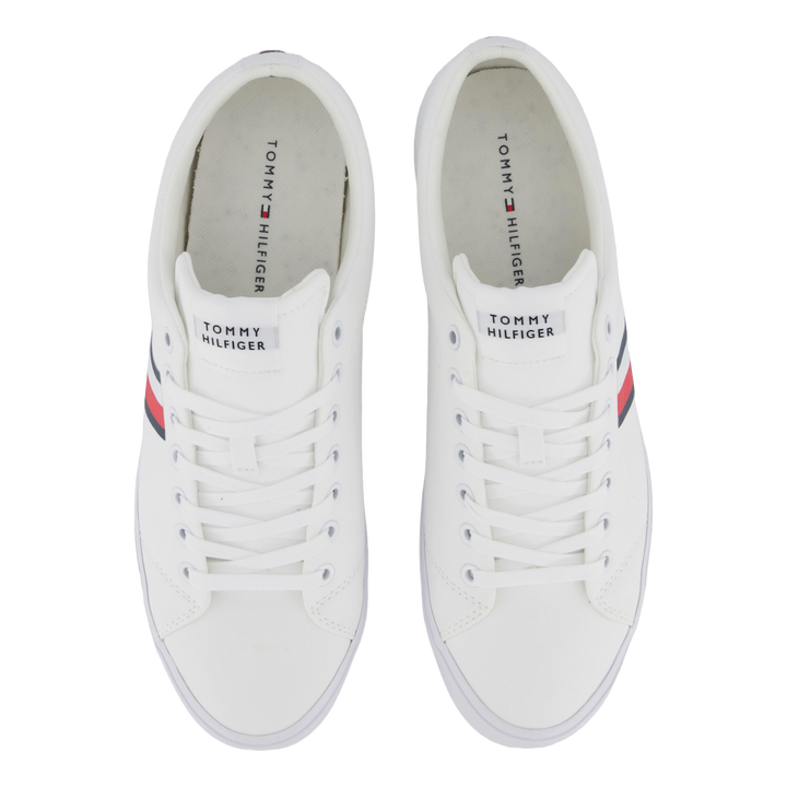 Th Hi Vulc Low Core Stripes Me White