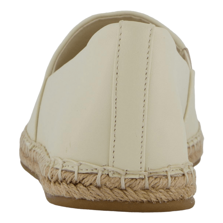 Th Logo Leather Espadrille Beige