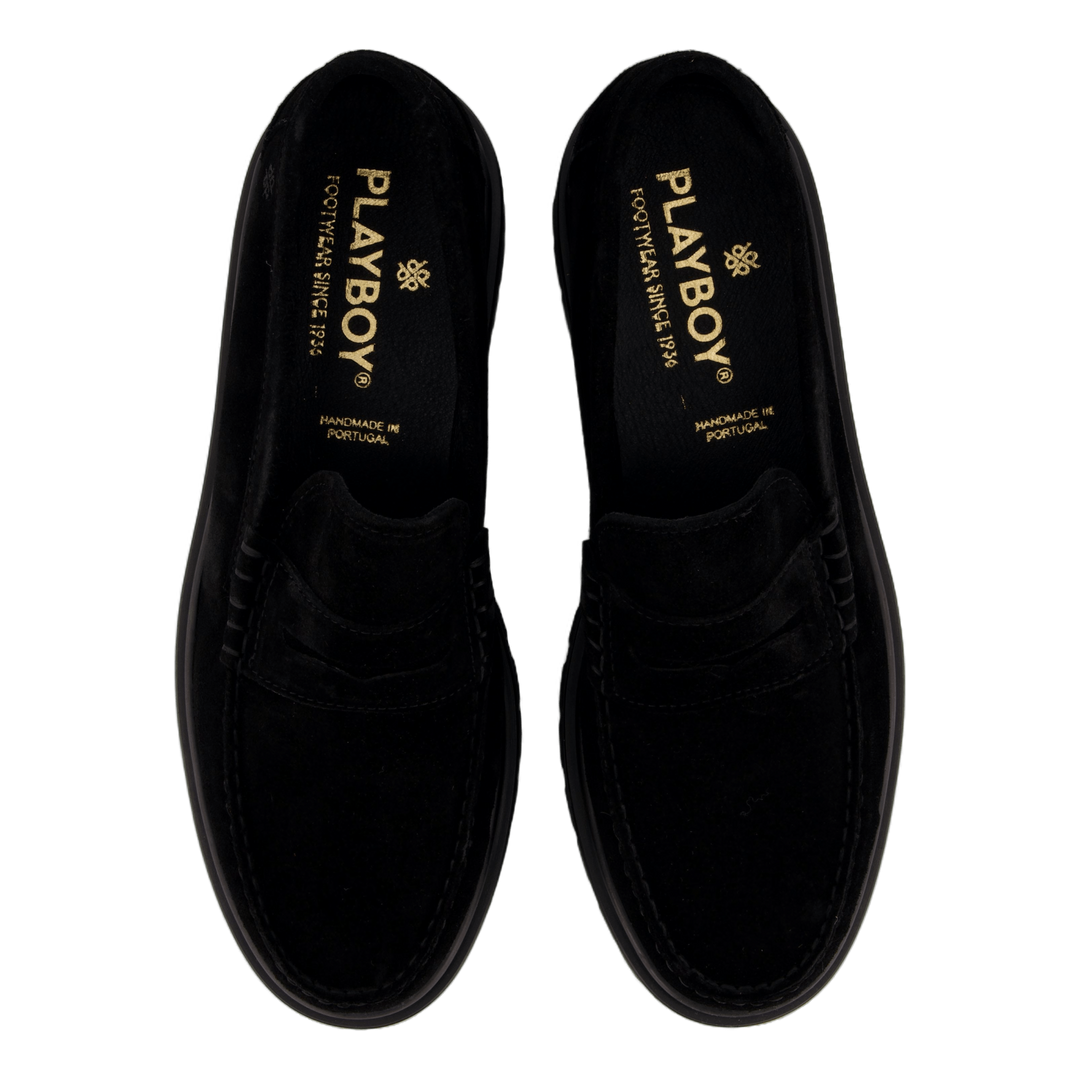 Austin Black Suede