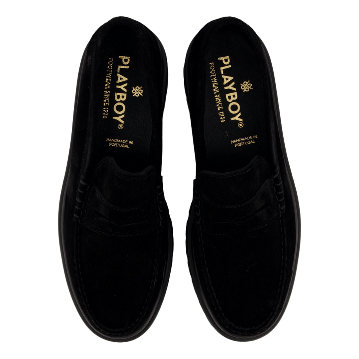 Austin Black Suede