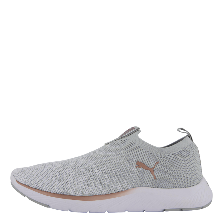 Softride Remi Slip-on Knit Wn  Ash Gray-puma White-rose Gold