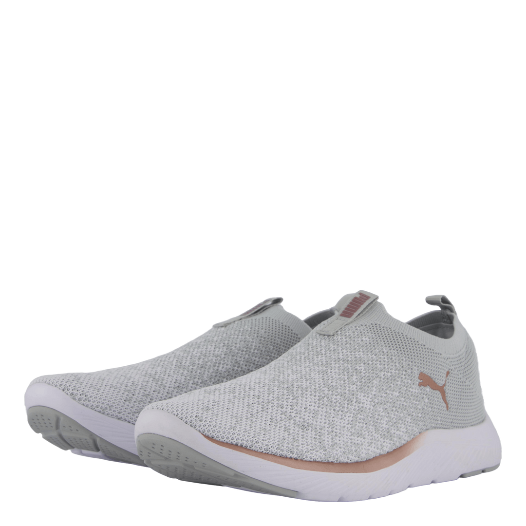 Softride Remi Slip-on Knit Wn  Ash Gray-puma White-rose Gold