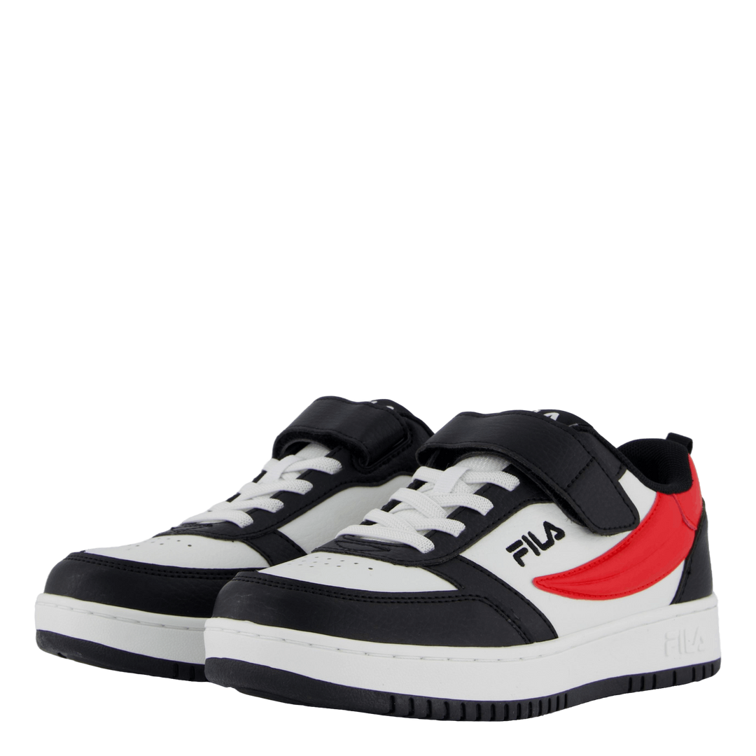 Fila Rega Nf Velcro Kids Black-fila Red