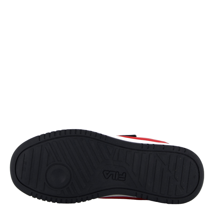 Fila Rega Nf Velcro Kids Black-fila Red