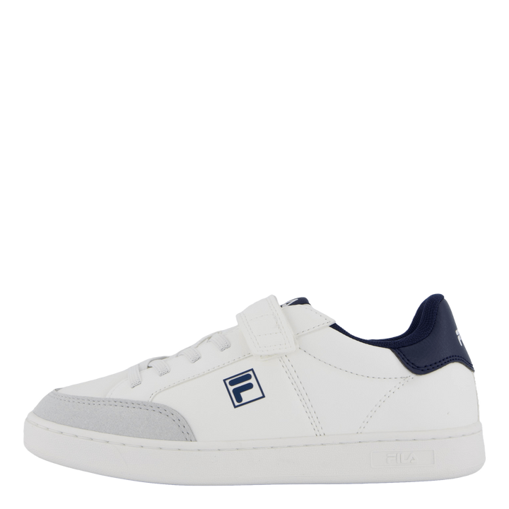 Courtbay Velcro Kids White-fila Navy