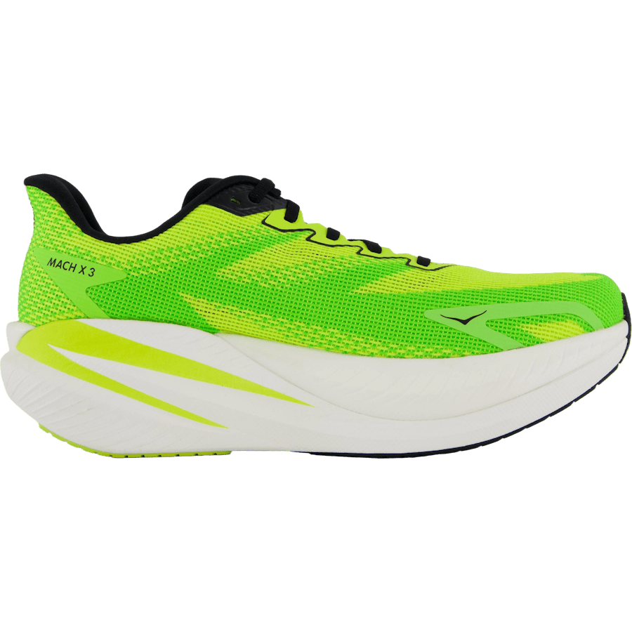 M mach x 3 wide Neon hoka citrus / neon lime