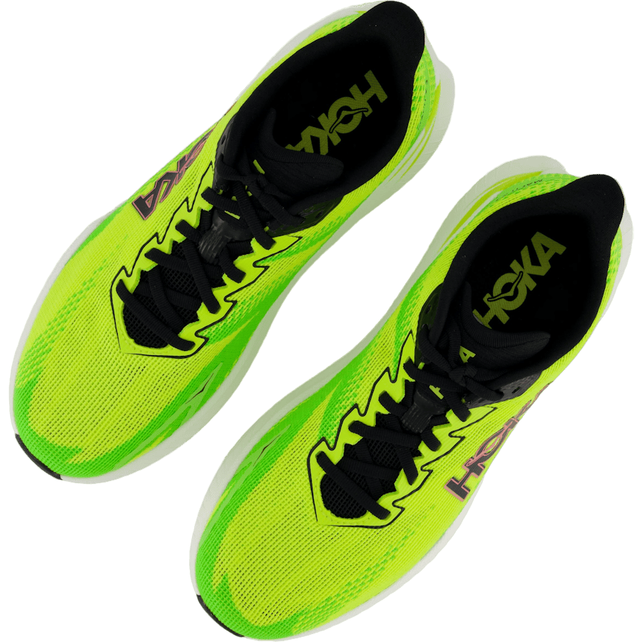 M mach x 3 wide Neon hoka citrus / neon lime