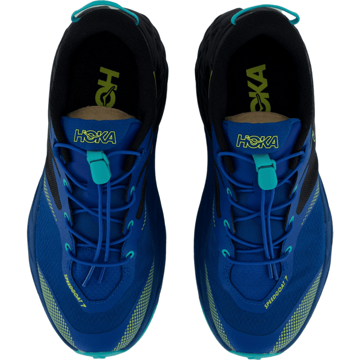 Y speedgoat 7 big kids Black / night glow blue