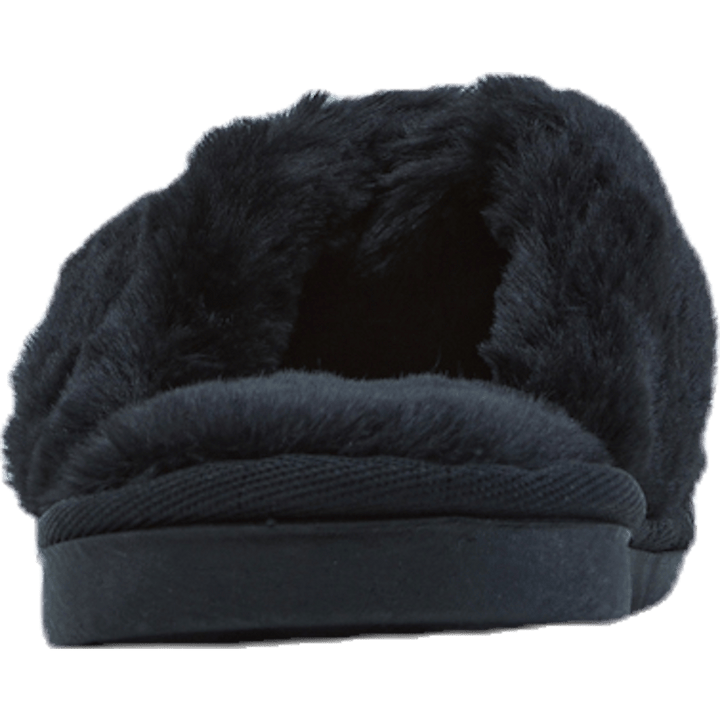 Alie Fluffy Slippers Black