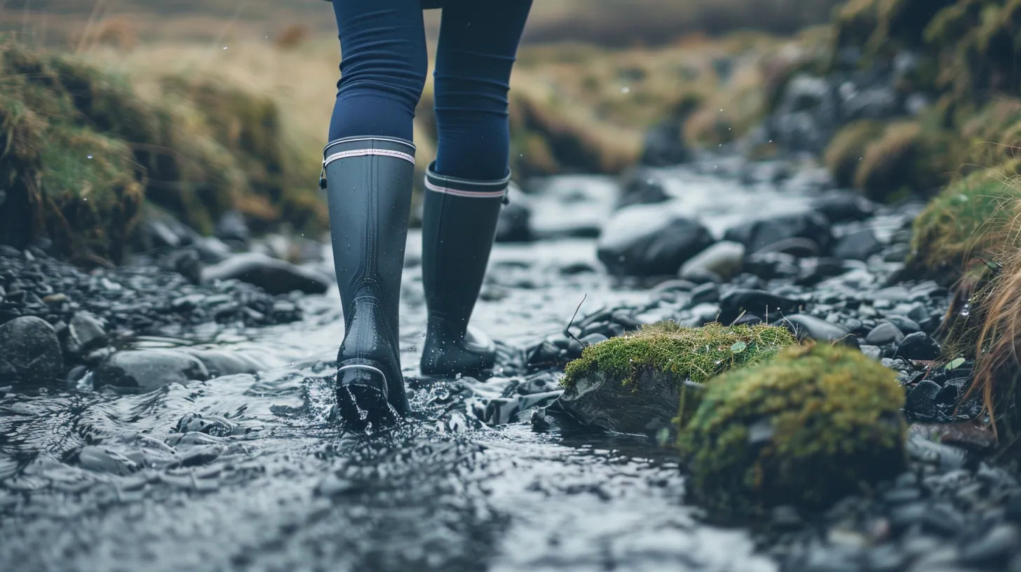 Stylish rubber boots on sale