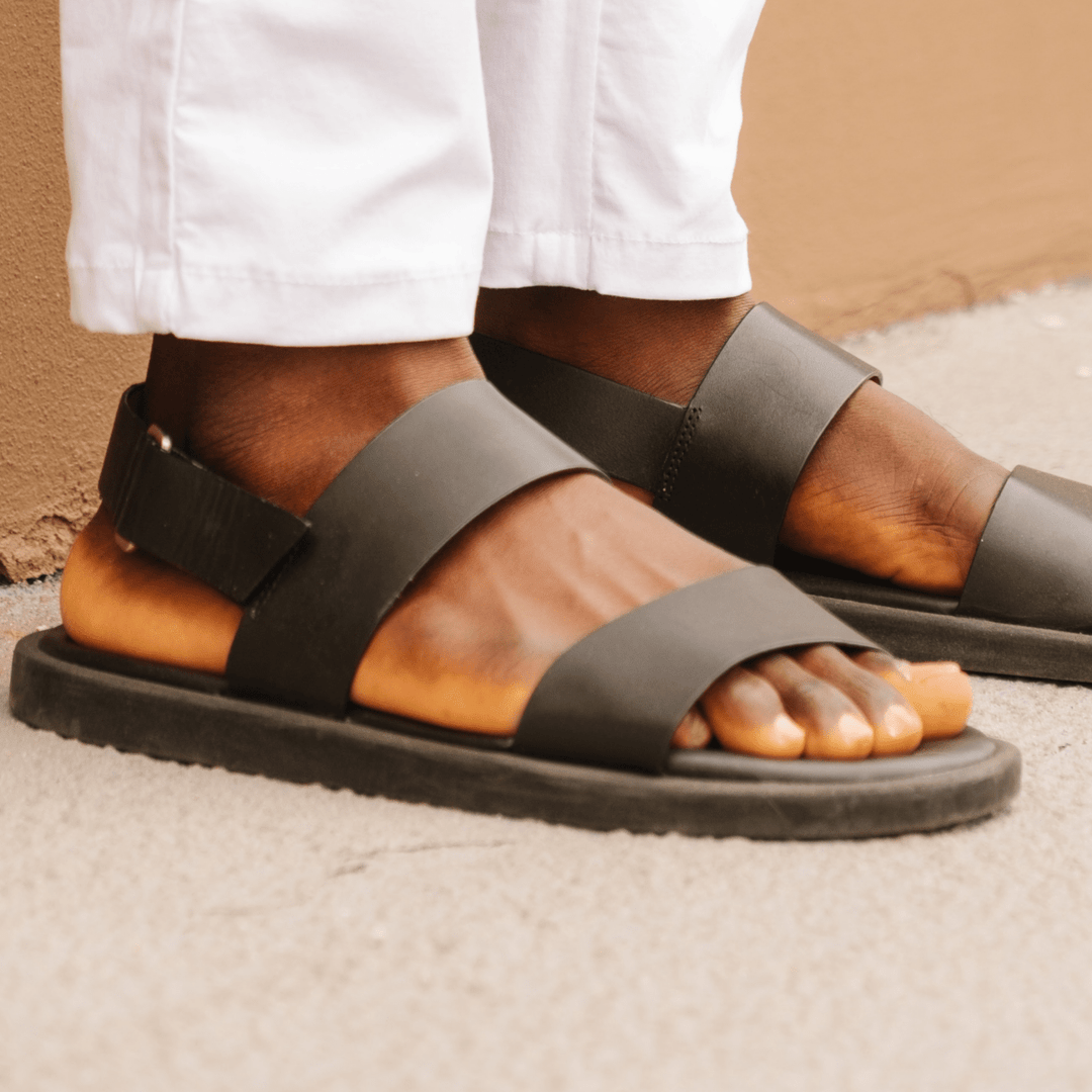 Mens slippers sandals discount