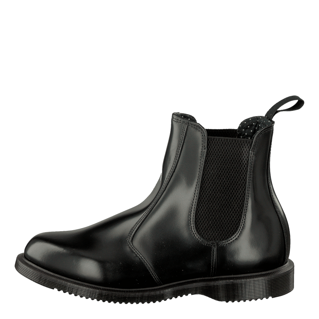 Flora Chelsea Black Dr Martens Heppo