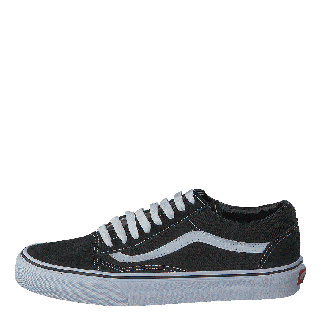 Old skool vans black and white womens on sale