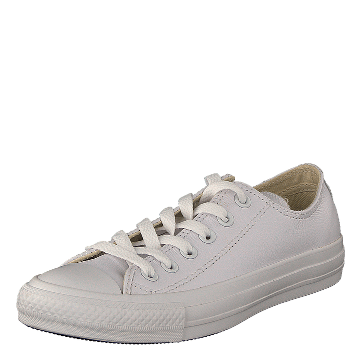 Chuck Taylor All Star Ox Leather White Monochrome
