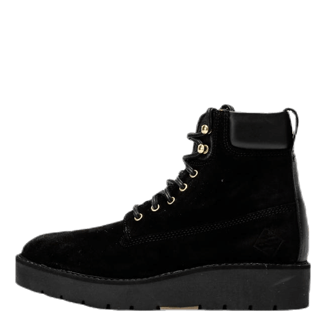 Casey Mid lace boot Black