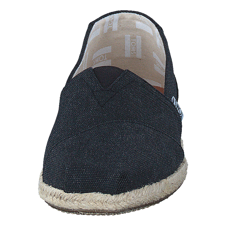 Toms black washed sale canvas women's espadrilles