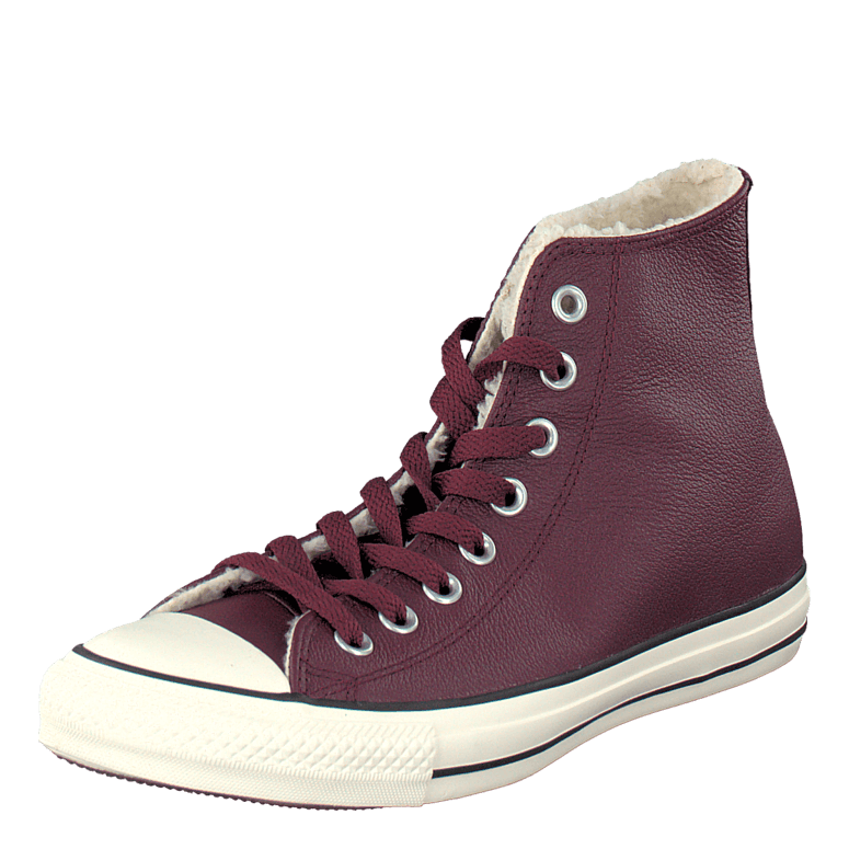 All Star Leather Shearling Deep Bordeaux/Natural/Egret