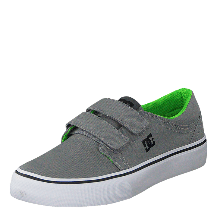 Dc Kids Trase V Shoe Grey/Black/Green