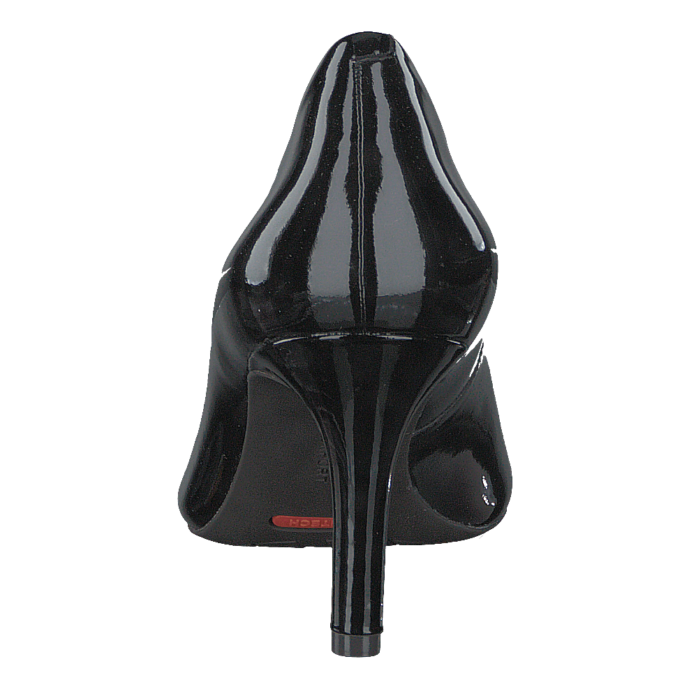 Total Motion  75Mm Pointy Pump Black Patent