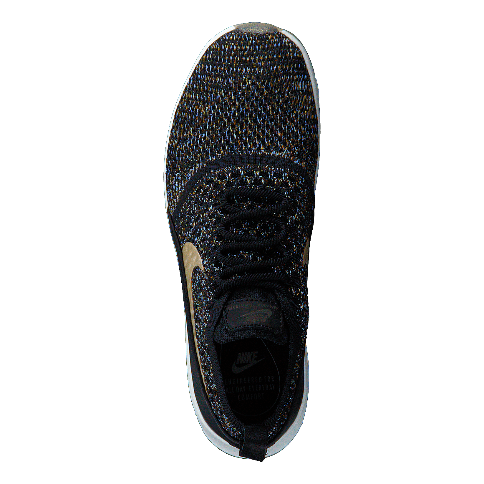 black and gold nike air max thea
