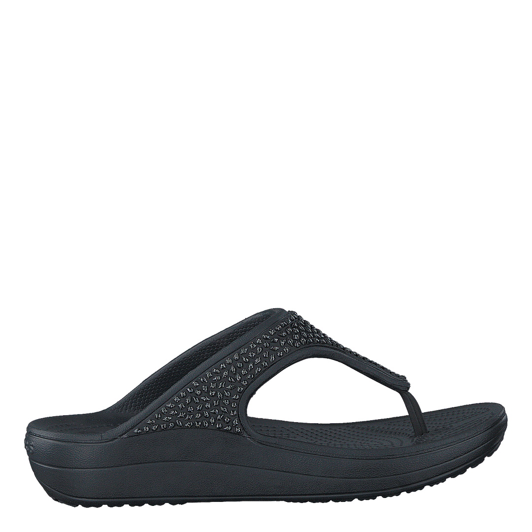 Crocs Sloane Embellished Flip Black/Black