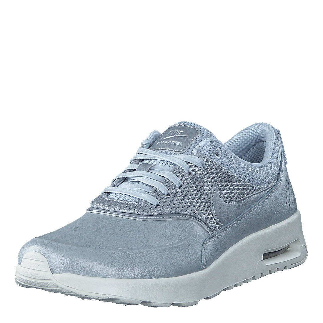 Wmns Air Max Thea Prm Lea Mtlc Platinum Pure Platinum