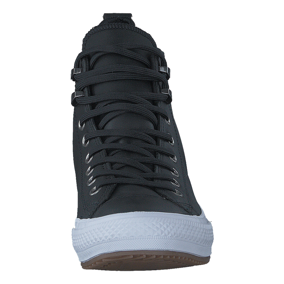 All Star WP Boot Leather Hi Black/Black/White