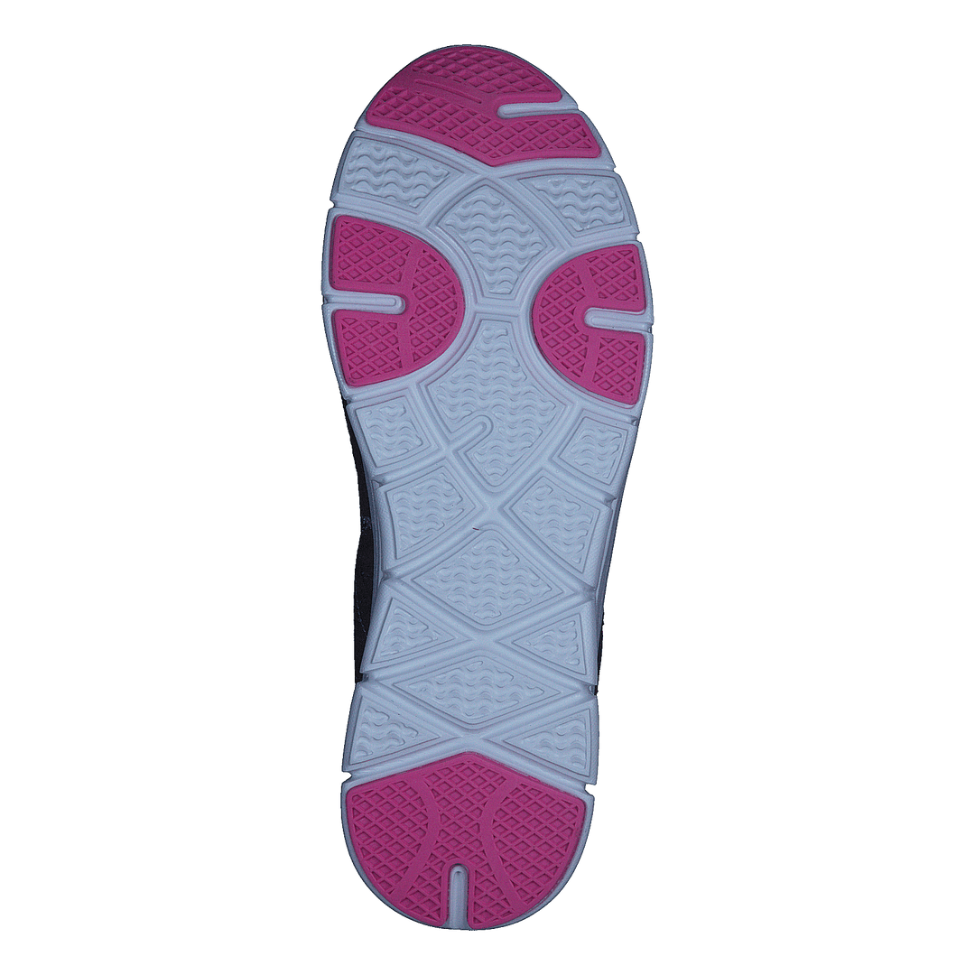 435-2311 Comfort Sock Black/Fuchsia