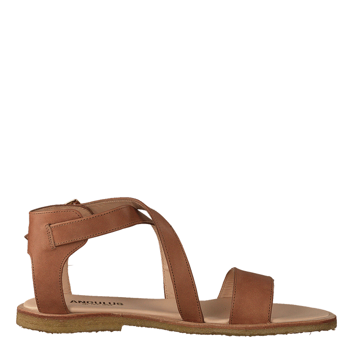 Sandal With Buckle Tan