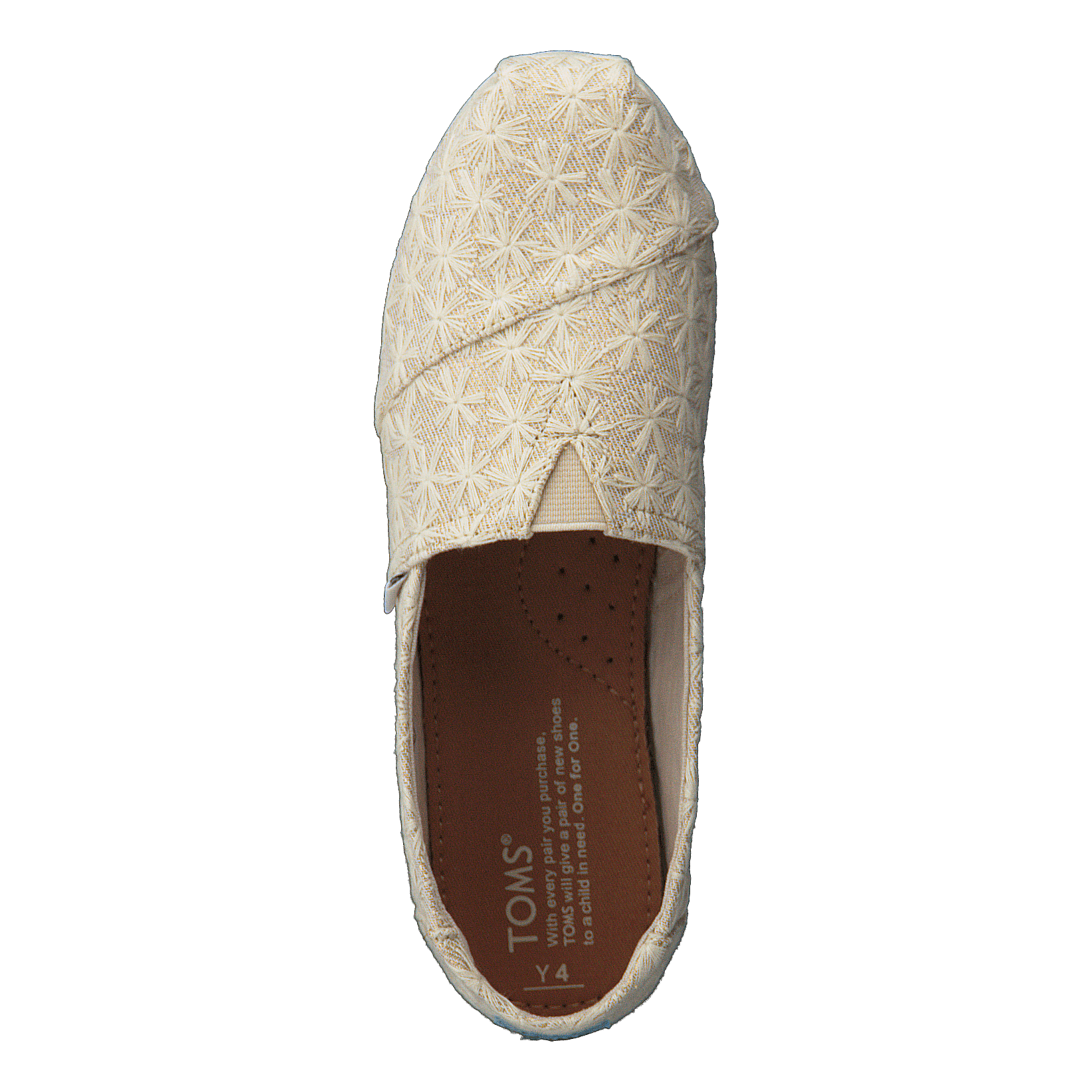 Toms deals daisy metallic