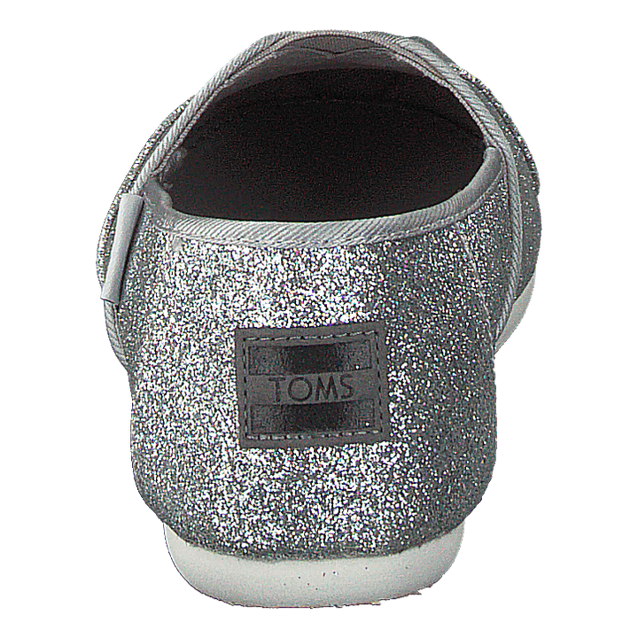 Alpargata Youth Silver Iridescent Glimmer
