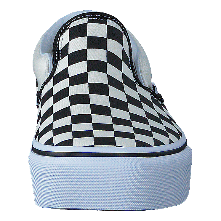Ua Classic Slip-on Platform Black And White Checker/white - Heppo.com