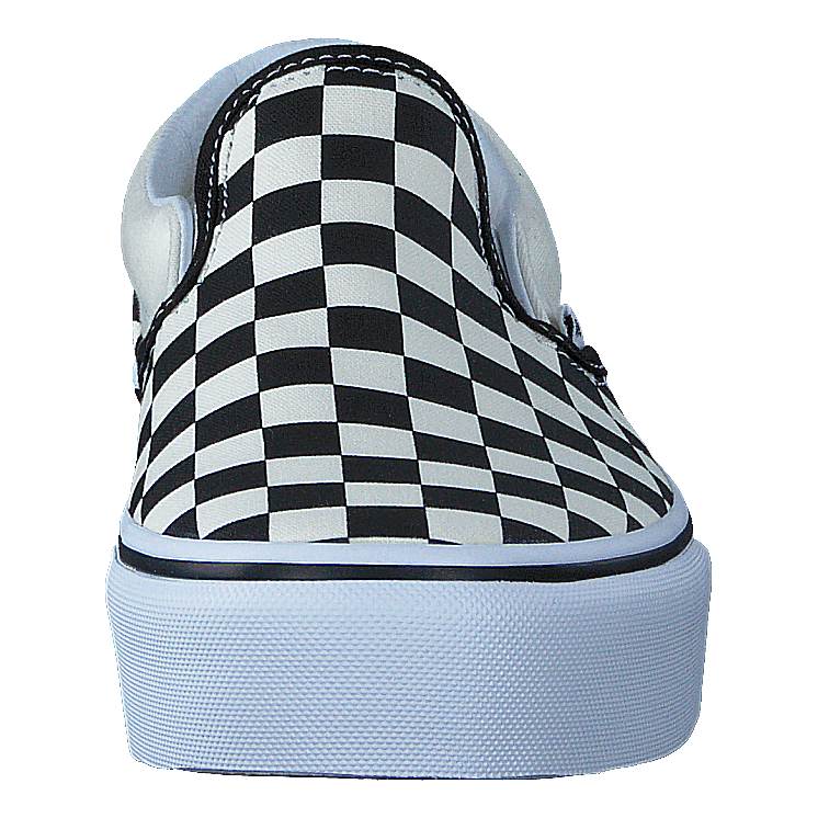 Vans Ua Classic Slip-on Platform Black And White Checker/white
