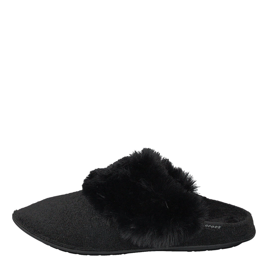 Classic Luxe Slipper Black