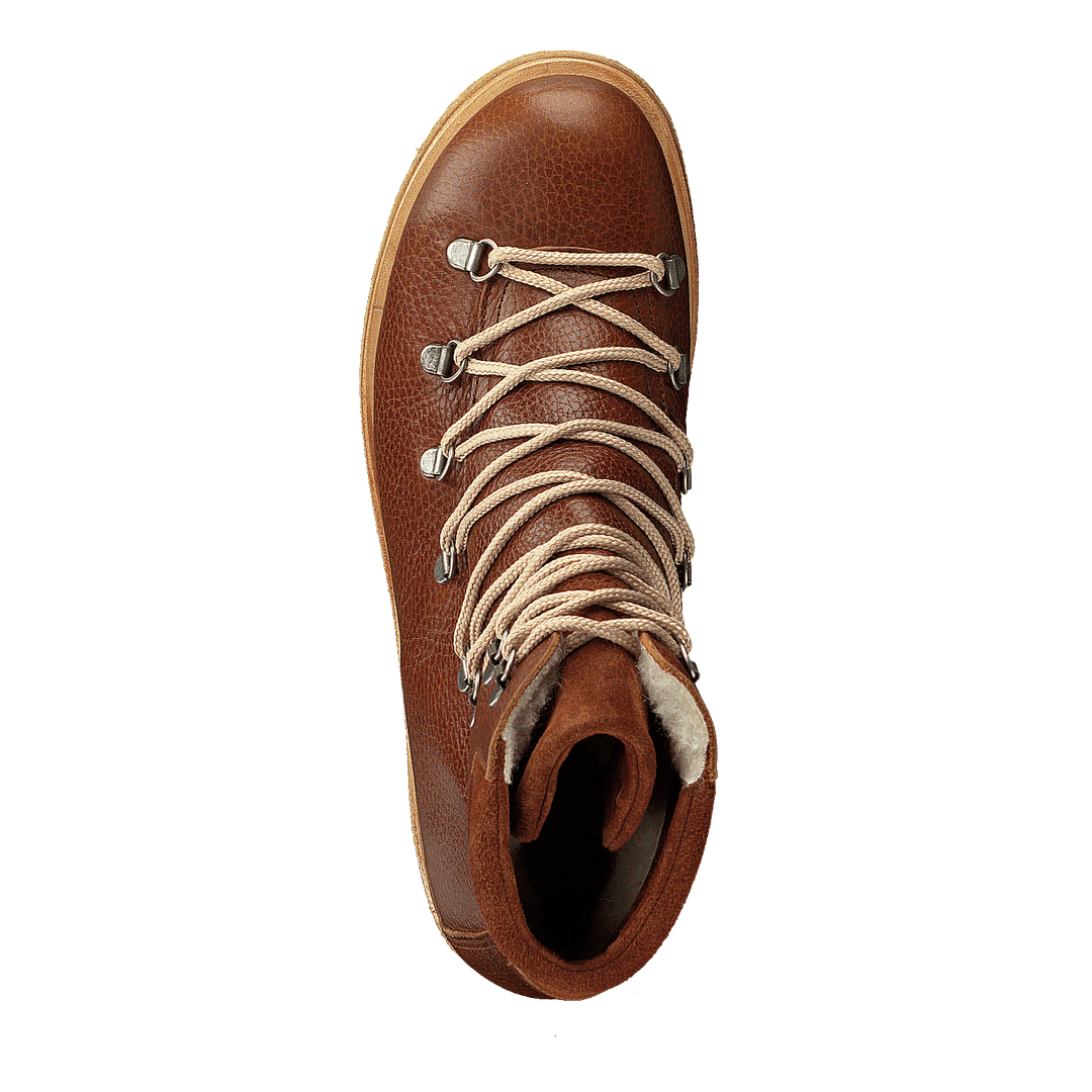 Boot With Laces And D-rings Medium Brown