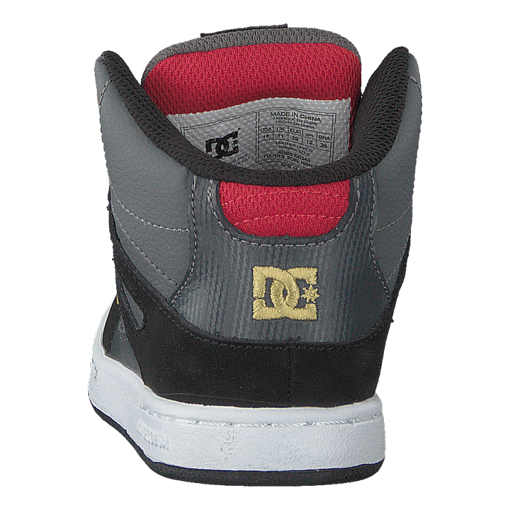 Pure High-top Grey/black/red