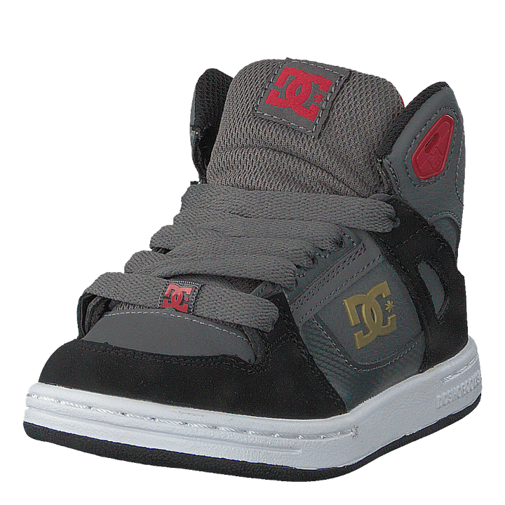 Pure High-top Grey/black/red