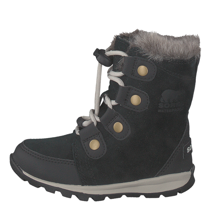 Youth Whitney Suede 010, Black, Dark Stone