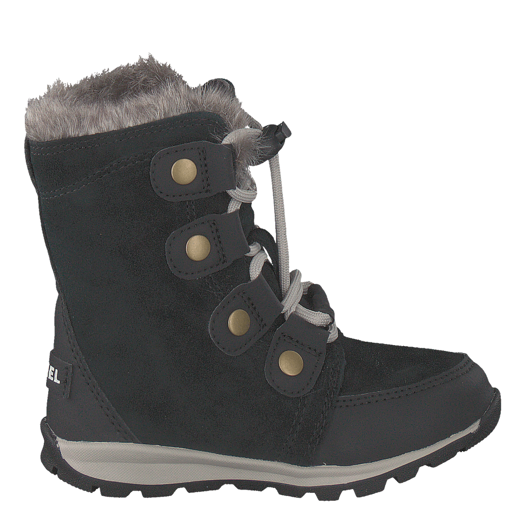 Youth Whitney Suede 010, Black, Dark Stone