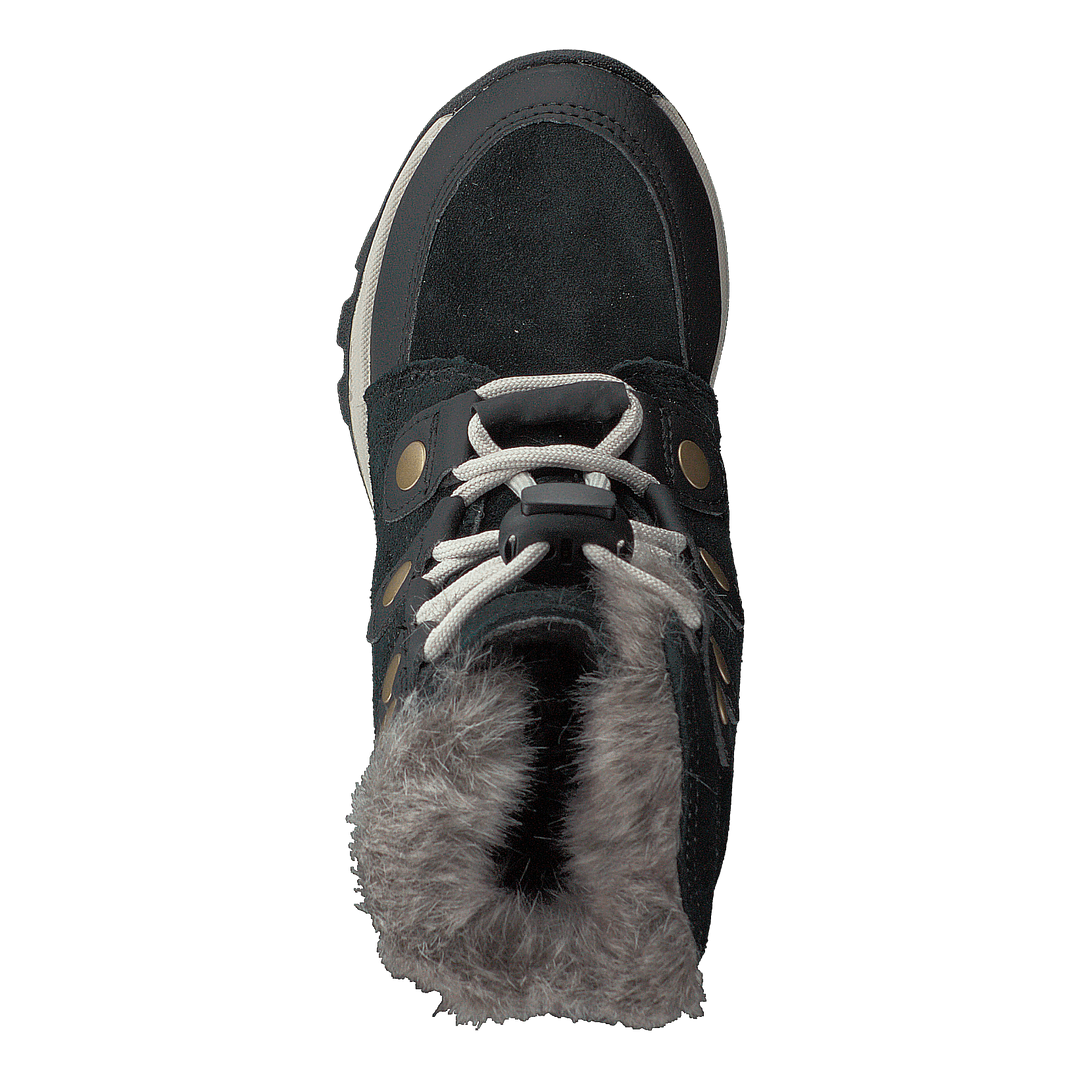 Youth Whitney Suede 010, Black, Dark Stone