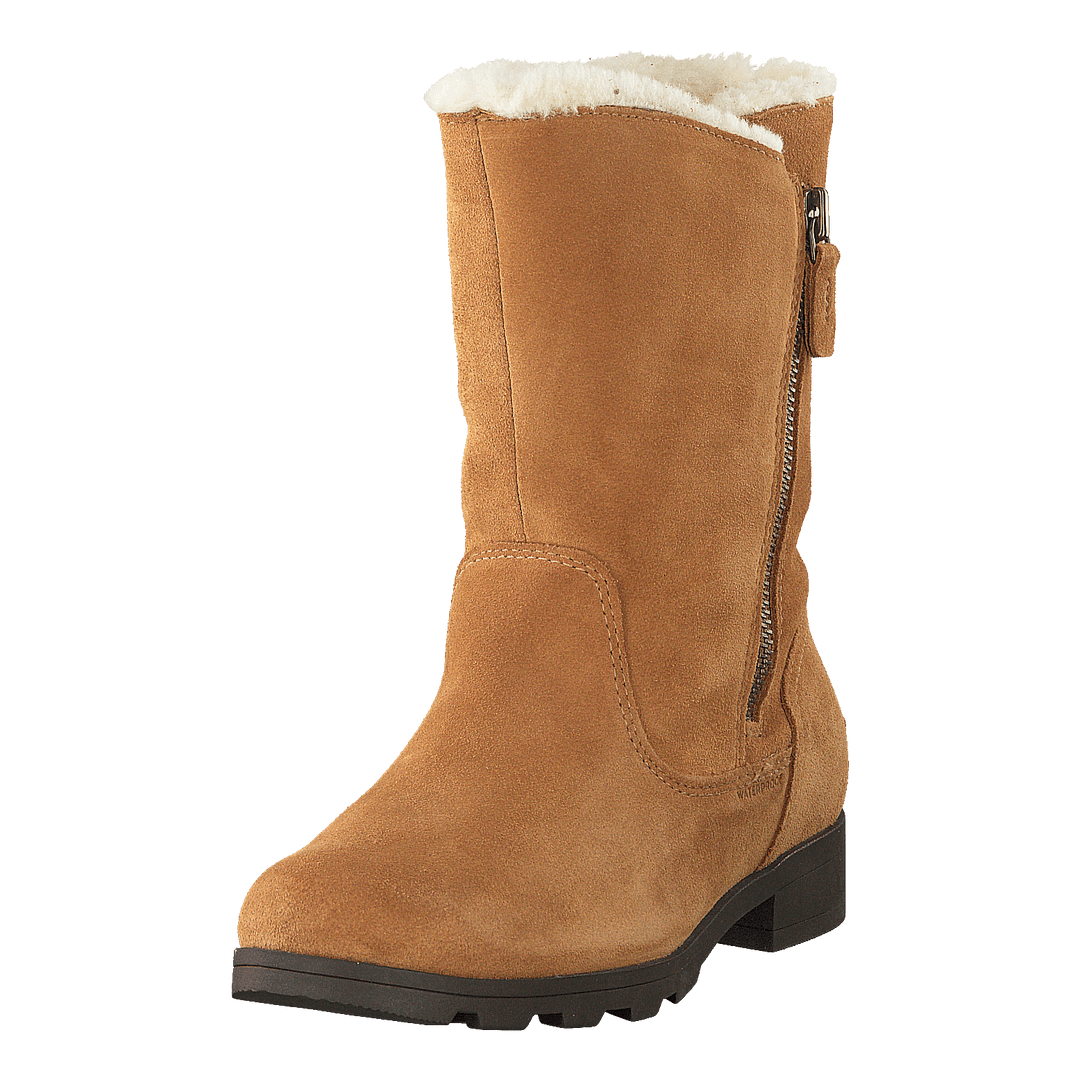 Youth Emelie Foldover Camel Brown, Natural