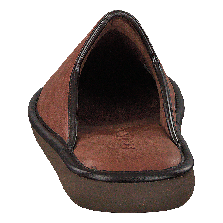 Leather Slipper Cognac