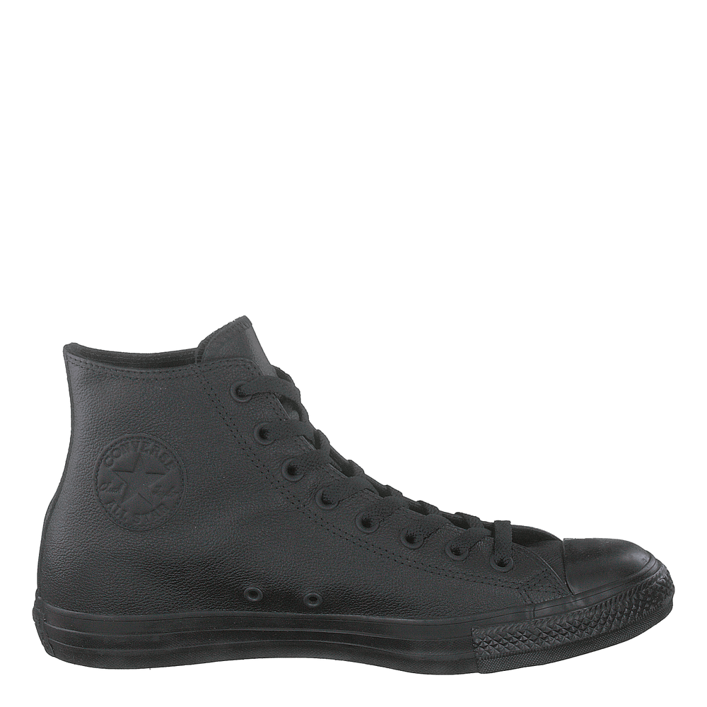 Chuck Taylor Black Mono Leathe Black - Heppo.com