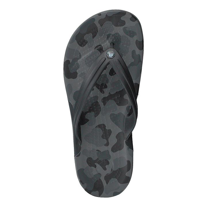 Crocband Seasonal Graphic Flip Slate Grey/black